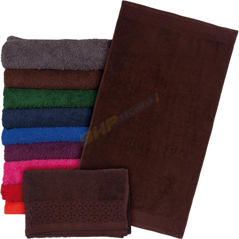 REIS INDIA ręcznik bawełniany frotte 50X90 brązowy