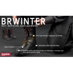 Zimowe buty robocze REIS BRWINTER - Wysokie trzewiki (kozaki)z podnoskiem #4