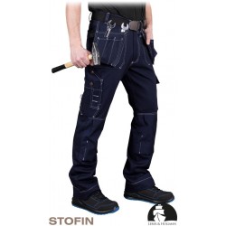 Spodnie monterskie do pasa - LEBER&HOLLMAN LH-STONER - Bawełniane spodnie Cordura #1